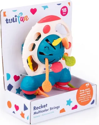 Zdjęcie produktu dla Sensoryczne Zabawki - Rakieta Kolorowa: Kreatywna zabawa dla małych odkrywców!