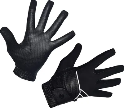 Obrázek produktu pro Covalliero unisex jezdecké rukavice Reflexní černá H/W 2025, velikost:S