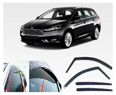 Produktbild von 4 Stück Windabweiser für Ford Focus Turnier 5-Türer Kombi MK3 2011-2018