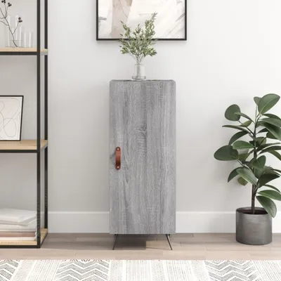 Produktbild von vidaXL Sideboard Grau Sonoma 34,5x34x90 cm Holzwerkstoff