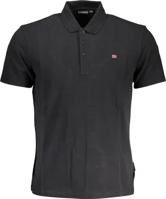 Produktbild von Herren Schwarz Kurzarm-Poloshirt mit Logo & Stickerei - Stilvoll & Elegant