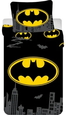 Imagen del producto de Juego de sábanas con estampado de Batman, tamaño 140x200 cm