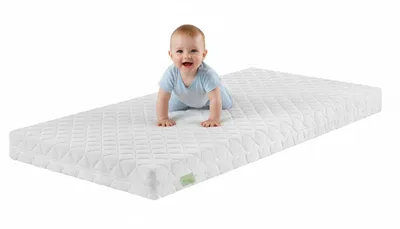 Imagen del producto de Colchón de alta calidad para bebés y niños, de 80x160 cm, 9 cm, funda agradable al tacto, Bodyprotect Little Dreams