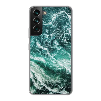 Produktbild von MuchoWow® Handyhülle Schutzhülle Hülle für Samsung Galaxy S22 Marmor - Gemustert - Natursteine Silikon Softcase Handy Hülle - Mobiltelefonhülle