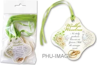 Image de Pendentif vodka de mariage 20 pcs.