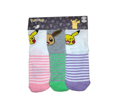 Produktbild von Pokémon Mädchen Socken - 3er-Pack - Größe 23/26