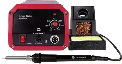 Produktbild von TOOLCRAFT ST-50A Lötstation analog 50 W 150 - 450 °C inkl. Lötspitze