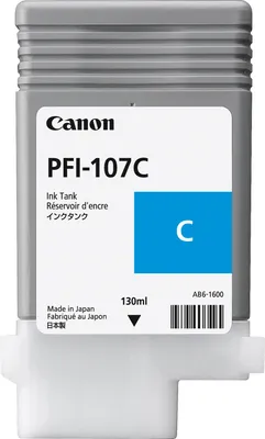 Obrázok produktu pre Canon PFI-107 C - 130 ml - azrov - originlna - atramentov ndrka
