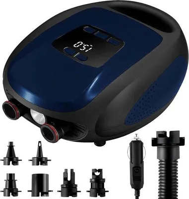 Obrázok produktu pre Elektrická 12 V vzduchová pumpa na SUP s tlakom 20 psi pre kajaky a vodné športy