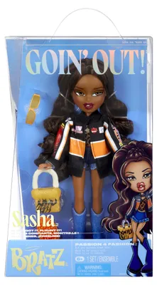 Immagine prodotto di Bratz Goin' Out Doll - Sasha - 1 Collectible Fashion Doll - One Outfit, One Handbag, One Pair of Sunglasses - Ages 6+