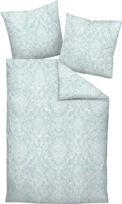 Produktbild von Janine Design Bettwäsche-Garnitur Interlock-Jersey 55108 CARMEN S Farbe grün türkis Größe 135x200+80x80