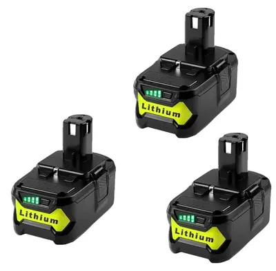 Image de Batterie de rechange, 18 V, capacité de 6 000 mAh, 6 000 mAh - 3 pièces