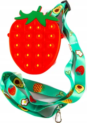 Zdjęcie produktu dla SASZETKA PORTFEL POP IT TRUSKAWKA Różne Kolory