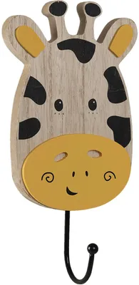 Obrázok produktu pre Clayre & Eef 6H2073 Wandhaken Giraffe Braun 11x4x21 cm