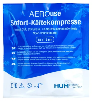 Produktbild von HUM AEROuse Sofort-Kältekompresse 15 cm x 17 cm