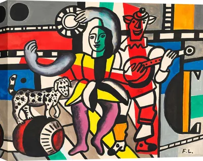 Produktbild von Leinwandbilder Fernand Léger – Studie für „Grande Parade“, 1954, 80 x 60 cm