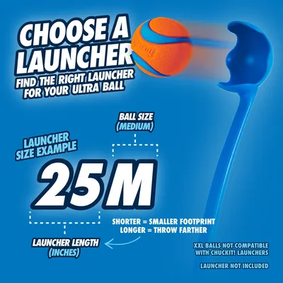 Productafbeelding van Chuckit! 17001, Hondenspeelgoed, Bal, Blauw, Oranje, Rubber, Ophalen, 6,35 cm