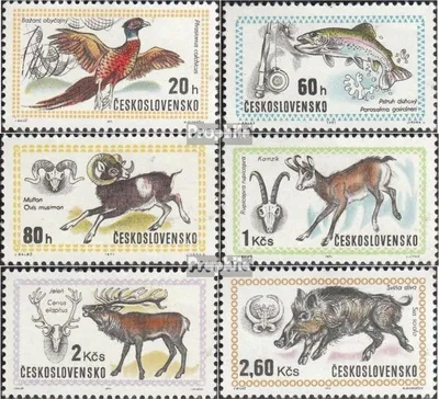 Produktbild von Briefmarken Tschechoslowakei 1971 Mi 2014-2019 (kompl.Ausg.) postfrisch Jagd