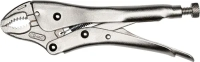 Produktbild von Gripzange aus Chrom-Vanadium-Stahl mit gebogenen Backen und Drahtschneider 250mm