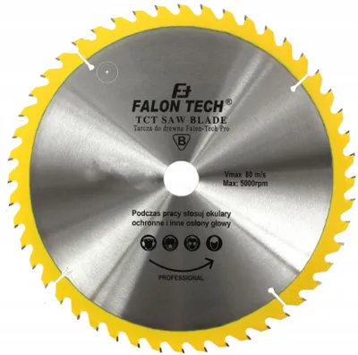 Image de Lame de scie à concrétion carbure pour le bois 255x30 mm 40T Falon-Tech PRO