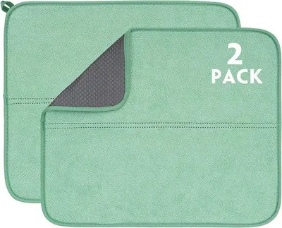 Produktbild von Kochmatte 44x36cm grün 2er Set