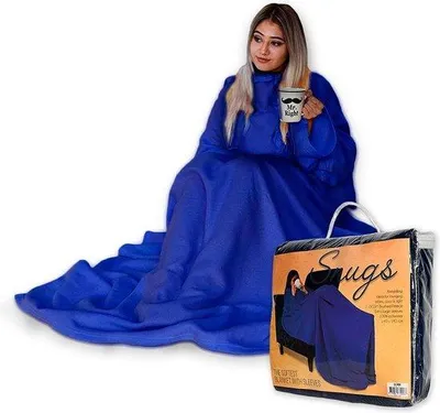 Obrázok produktu pre Deka s rukávmi - modrá