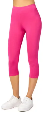 Produktbild von Merry Style Damen Leggings 3/4 aus Viskose MS10-144 (Rosa, XS)