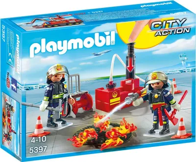 Produktbild von PLAYMOBIL 5397 - Brandeinsatz mit Löschpumpe