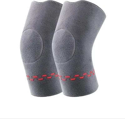 Produktbild von INF Fleece Knie Wärmer für Senioren, Winter Kniebandage zur Schmerzlinderung