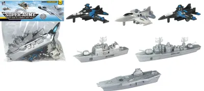 Produktbild von Militärset mit Schiffen und Flugzeugen