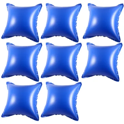 Zdjęcie produktu dla Hengda, 8 sztuk, poduszki basenowe, poduszki powietrzne do basenu, idealne na zimę, wymiary 122 x 122 x 60 cm. Poduszki powietrzne do basenu, podkładki, poduszki zimowe do pokryw basenowych, zabezpieczające przed zimą