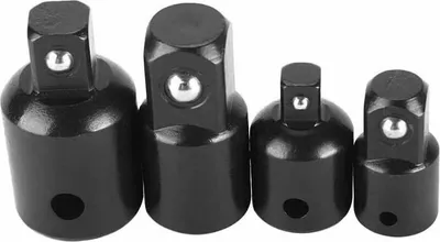 Obrázek produktu pro 4dílná sada nástavců a adaptérů pro 1/2", 1/4" a 3/8" nástrčné klíče a bity