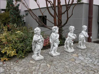 Produktbild von Engel Figur Statue Figuren Statuen Skulpturen Garten Skulptur Dekoration 49cm