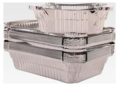 Produktbild von 800° Grill Aluschalen 20 Stück Servierschalen Backschalen Menüschalen Aufbewahrung