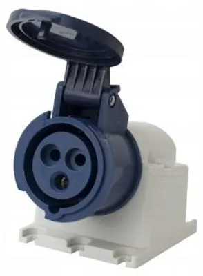 Produktbild von FAMATEL Steckdose 32A 3-polig Blau 230V