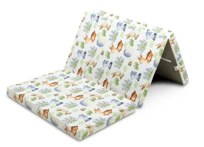 Produktbild von Sensillo Supreme Babymatratze 120 x 60 cm - Transporttasche - Spaziergang im Wald