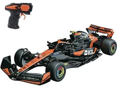 Image de Voiture RC F1 McLaren Télécommandée, Échelle 1/20, 2.4 GHz, Turbo Challenge 095629, 6+ Ans