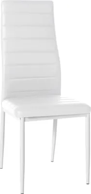 Produktbild von CLP Esszimmerstuhl Mayfair weiß Material Kunstleder