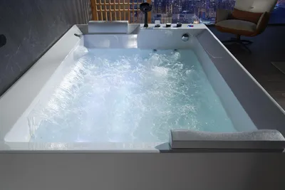 Produktbild von Whirlpool Badewanne Zimmer Wanne Wasserstrahlen Massagedüsen