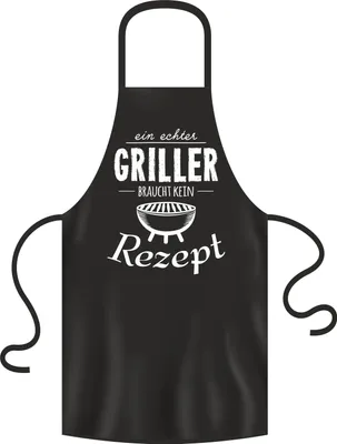 Produktbild von Grillschürze, Kochschürze, Küchenschürze, echter Griller, Rahmenlos® 2986