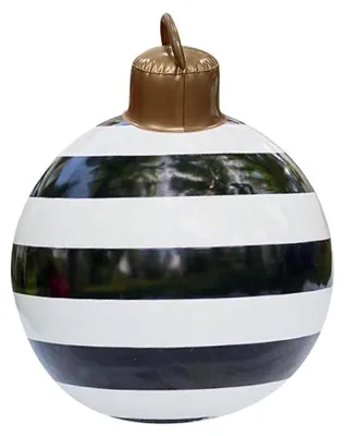 Image de Boule de Noël gonflable en PVC, décoration personnalisée, 60 cm, boules de fête