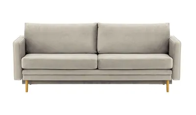 Produktbild von SLF24 - Schlafsofa Lioni mit Stauraum - hellgrau - Velluto 15