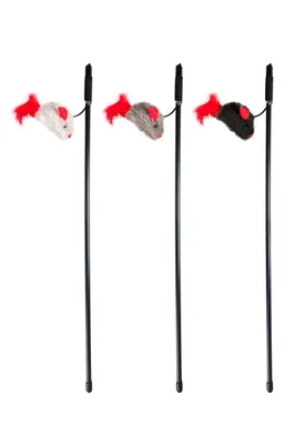 Image de Canne à pêche pour chats HIGHT-TECH Souris avec son