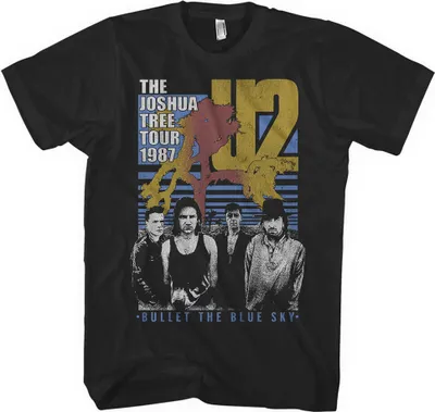 Produktbild von U2 Bullet The Blue Sky Black S T-Shirt
