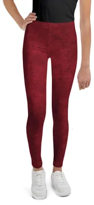 Produktbild von DECALVIBES Mädchen Leggings für Kinder & Jugendliche Lava Red - 164