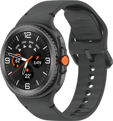 Produktbild von Bizon Strap Uhr Silikon G Samsung Galaxy Watch 8 40mm / 44mm / 8 Classic 46mm grau