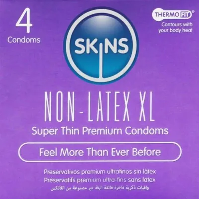 Imagen del producto de Skins - Preservativos Sin Latex Xl Pack 4