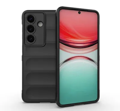 Immagine prodotto di Custodia per cellulare Samsung Galaxy S26 in TPU, resistente agli urti, con protezione per l'obiettivo, nera
