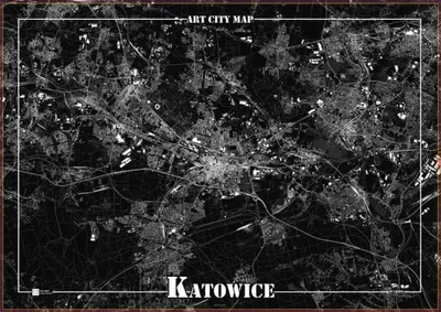 Immagine prodotto di Poster decorativo - Katowice