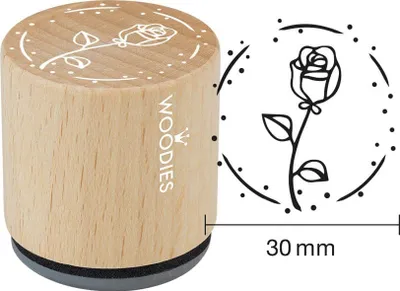 Immagine prodotto di COLOP 157767 COLOP timbro a motivo Woodies "Rose"